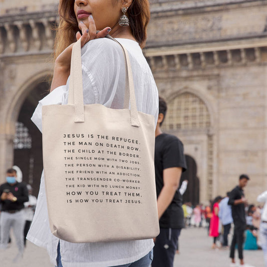 Matthew 25 | Tote Bag by The Happy Givers