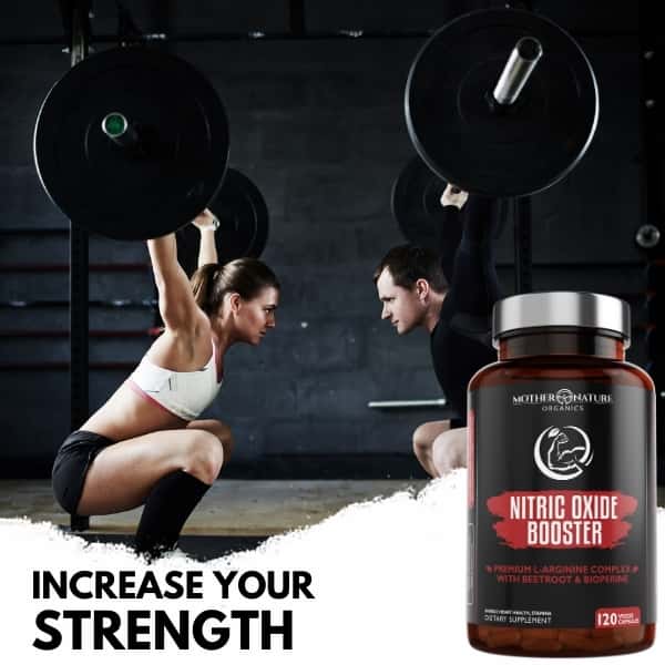 Nitric Oxide Booster with L-Arginine by Mother Nature Organics
