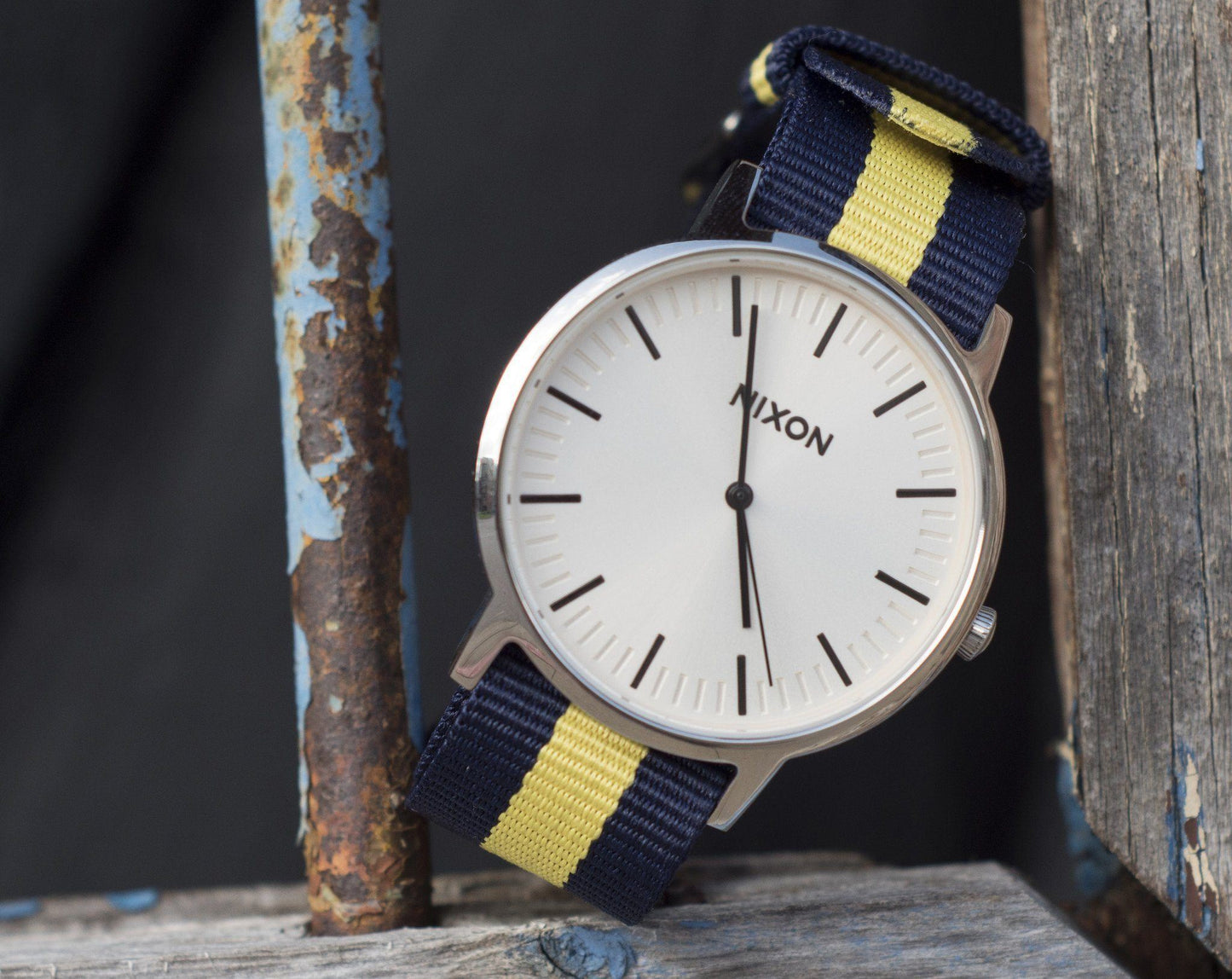 Navy & Lemon | Nylon NATO® Style by Barton Watch Bands