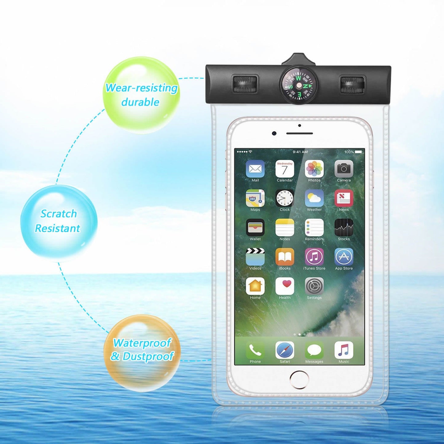 AQUA POUCH - Waterproof Pouch for your Smartphone and your Essentials by VistaShops