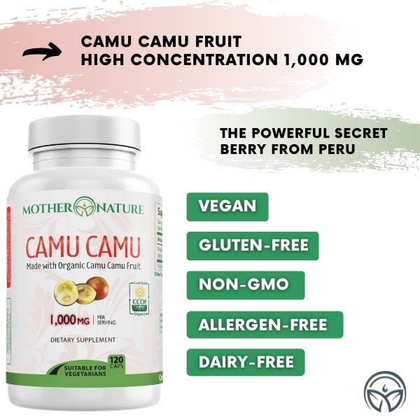 Camu Camu Capsules by Mother Nature Organics