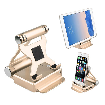 Podium Style Stand With Extended Battery Up To 200% For iPad, iPhone And Other Smart Gadgets by VistaShops