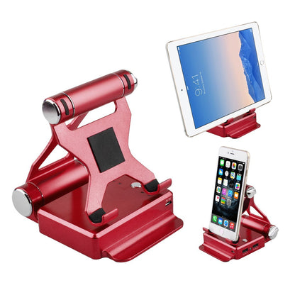 Podium Style Stand With Extended Battery Up To 200% For iPad, iPhone And Other Smart Gadgets by VistaShops