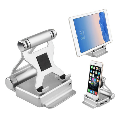 Podium Style Stand With Extended Battery Up To 200% For iPad, iPhone And Other Smart Gadgets by VistaShops