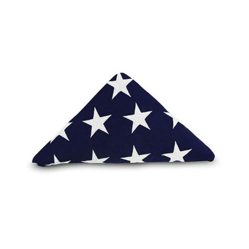 American funeral large pre folded flag - 5x9.5 pre folded flag. by The Military Gift Store