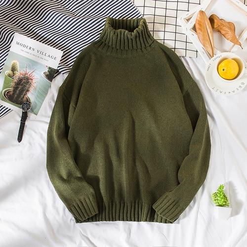 Double Double Knit Turtleneck Sweater by White Market