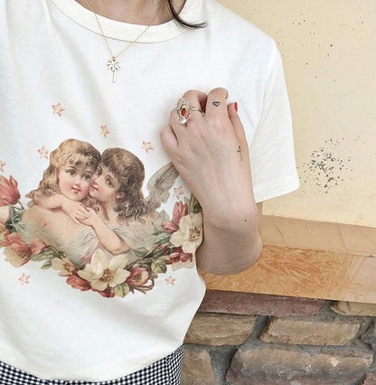 "Cherubs" Tee by White Market