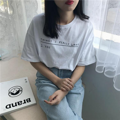 "Things I Really Want: You" Tee by White Market