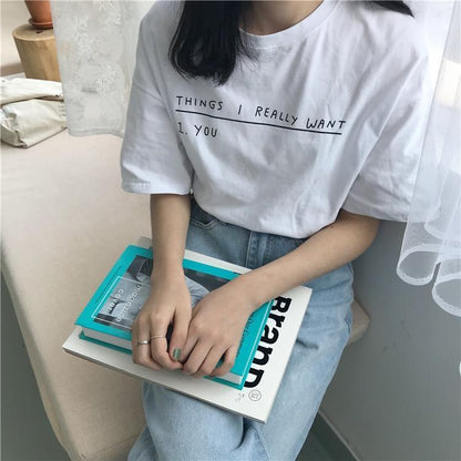 "Things I Really Want: You" Tee by White Market