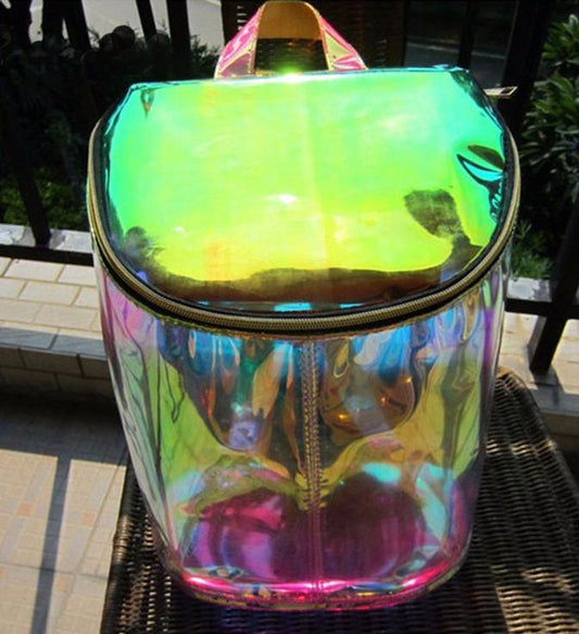 Holographic Transparent Backpack by White Market