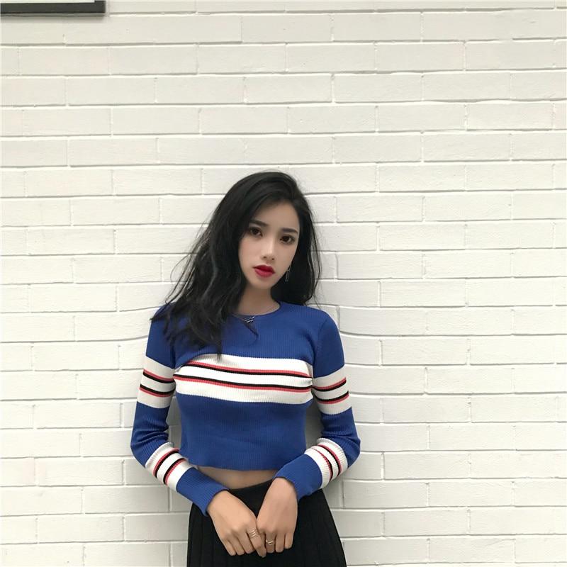 Sporty Ribbed Sweater by White Market