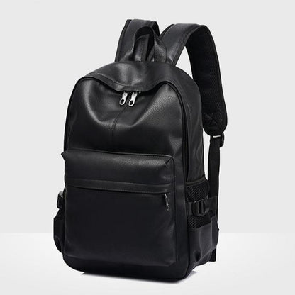 Faux Leather Backpack by White Market