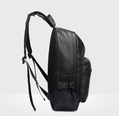Faux Leather Backpack by White Market
