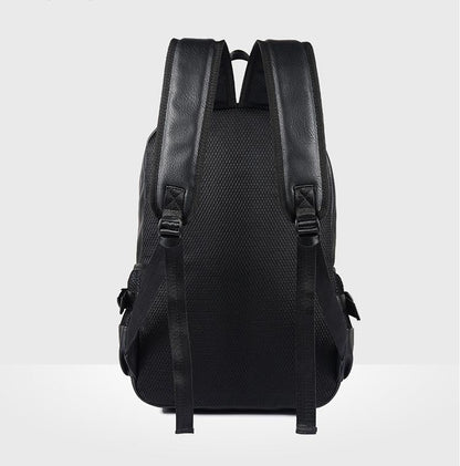 Faux Leather Backpack by White Market