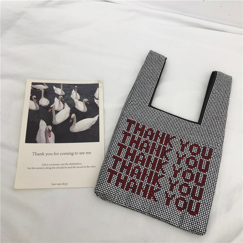 Thank You Crystal Bag by White Market