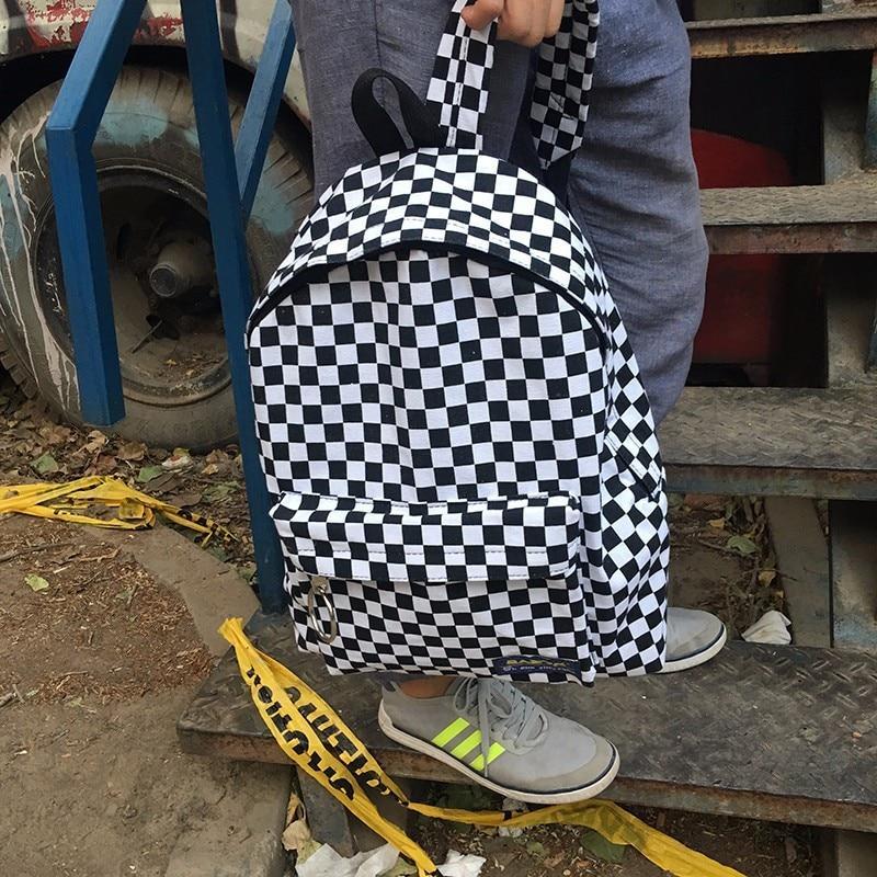 Checkerboard Backpack by White Market