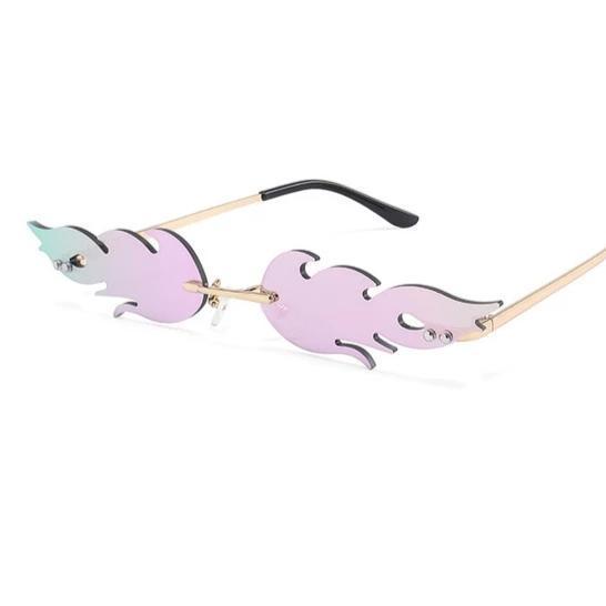 Flame Sunglasses by White Market