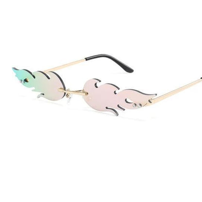 Flame Sunglasses by White Market