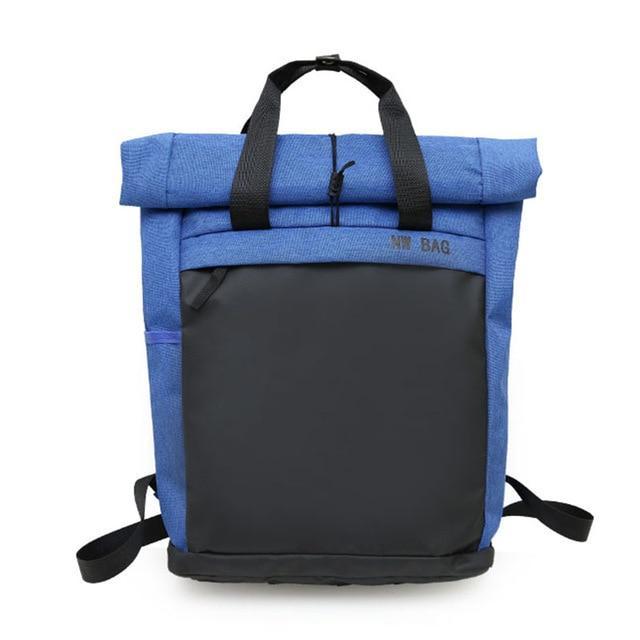 Happy Camper Roll-Top Backpack by White Market