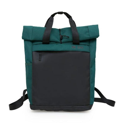 Happy Camper Roll-Top Backpack by White Market
