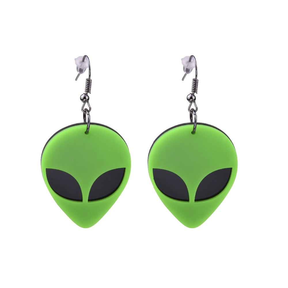 UFO Abduction Earrings by White Market