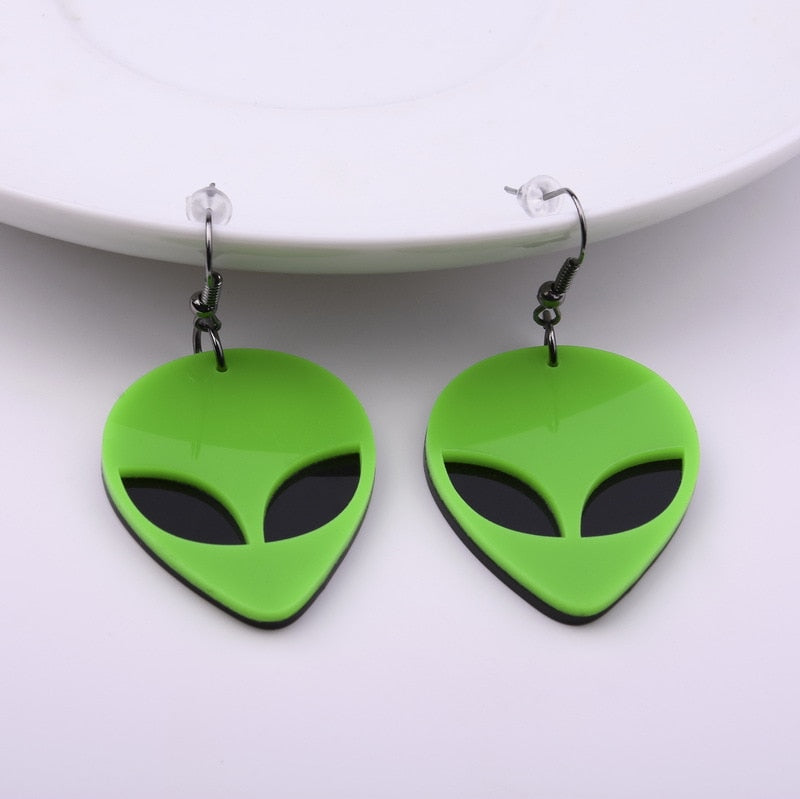 UFO Abduction Earrings by White Market