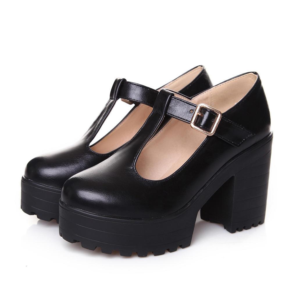 Mary Jane Doll Platforms by White Market