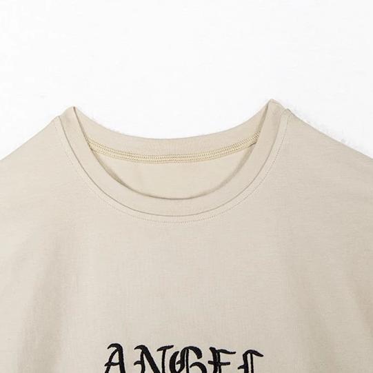 "Angel" Embroidered Tee by White Market