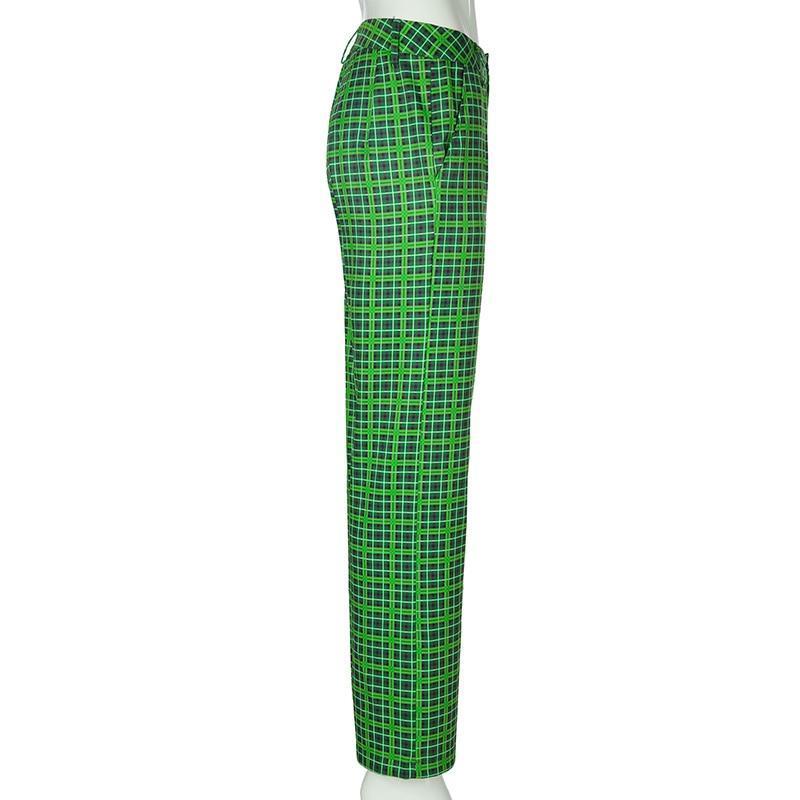 Electric Plaid Pants by White Market