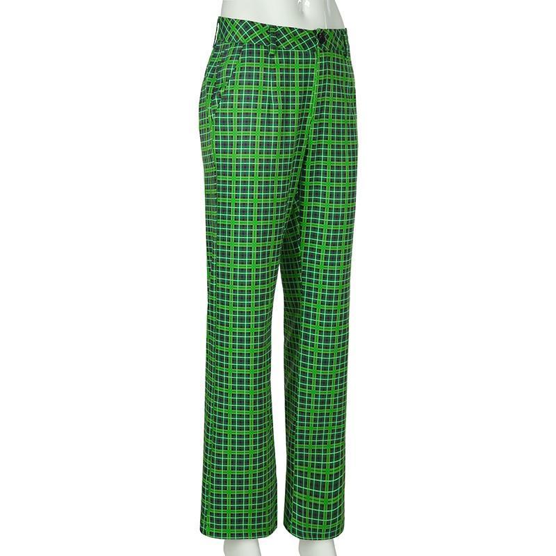 Electric Plaid Pants by White Market