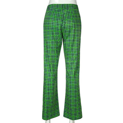 Electric Plaid Pants by White Market