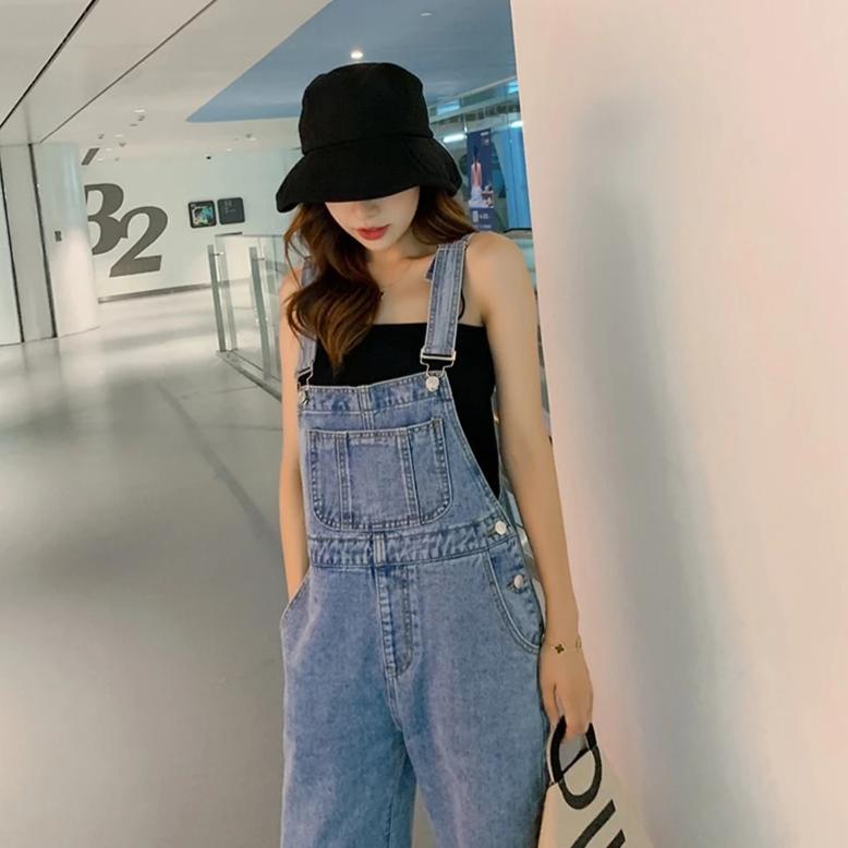 90's Basic Denim Overall by White Market