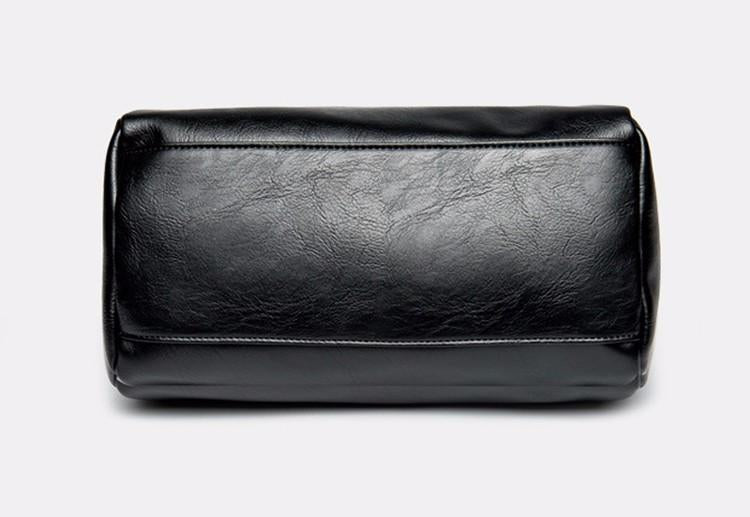 Vegan Leather Messenger Bag by White Market