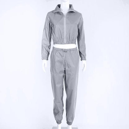 3M Reflective 2 Piece Tracksuit Set by White Market