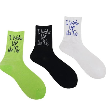 I Woke Up Like This Socks by White Market