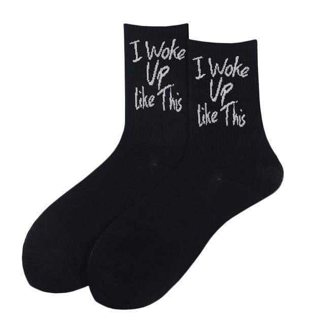 I Woke Up Like This Socks by White Market