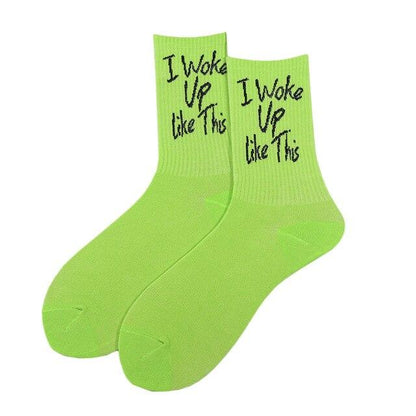 I Woke Up Like This Socks by White Market