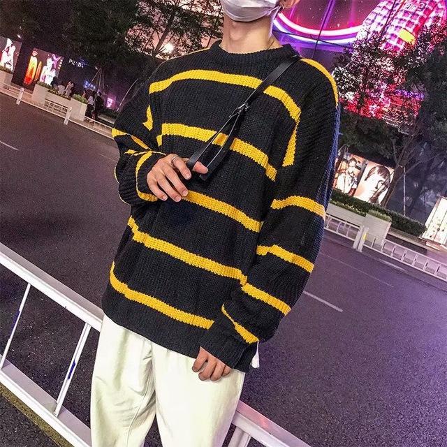 Astro Striped Pullover by White Market