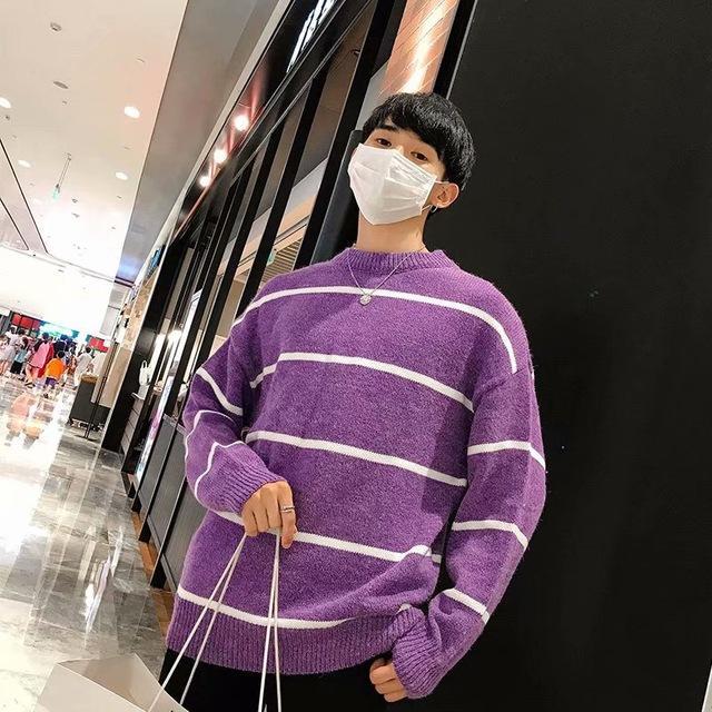 Astro Striped Pullover by White Market