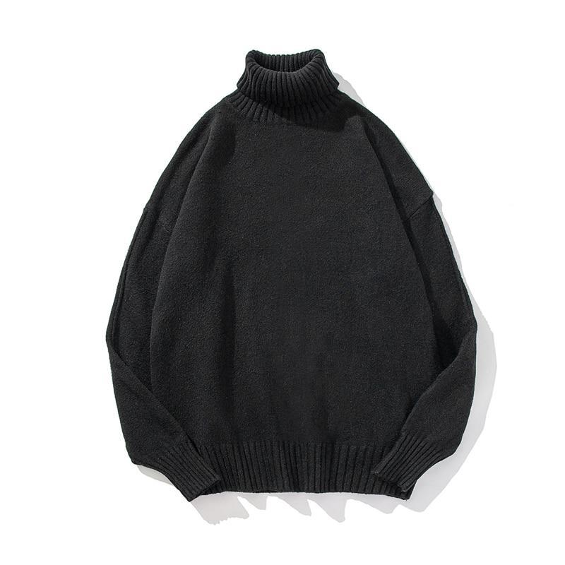 Knitted Turtleneck Sweater by White Market