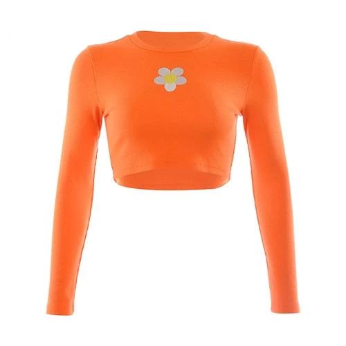 Flower Power Cropped Sweater by White Market