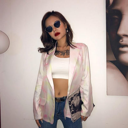 Tie Dye Blazer by White Market