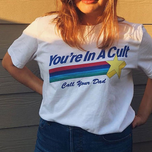 You're In Cult, Call Your Dad Tee by White Market