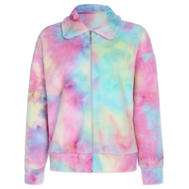 Cotton Candy Sherpa Pullover by White Market