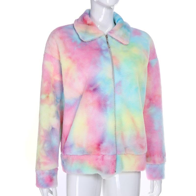 Cotton Candy Sherpa Pullover by White Market