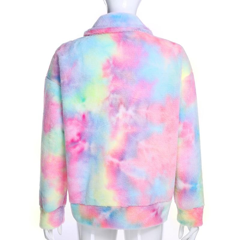 Cotton Candy Sherpa Pullover by White Market