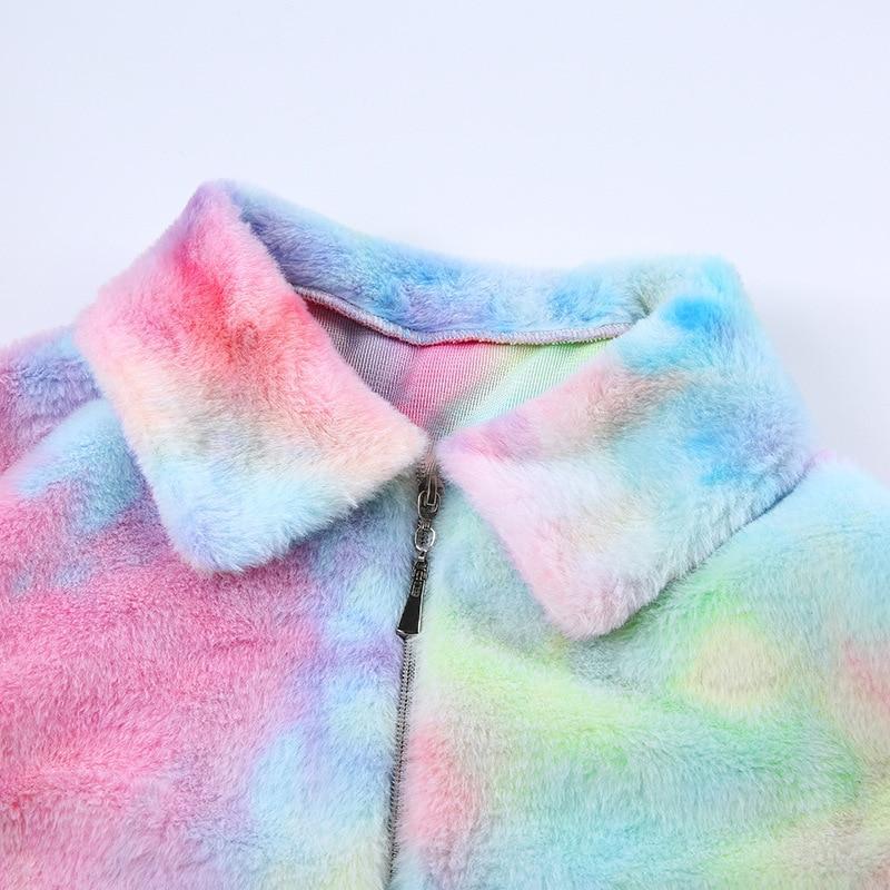 Cotton Candy Sherpa Pullover by White Market