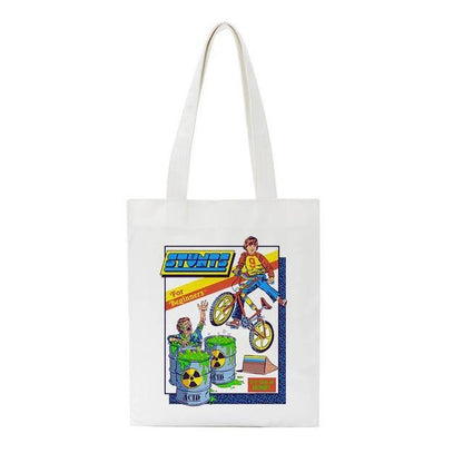 "Let's Find A Cure For Stupid People" Tote Bag by White Market