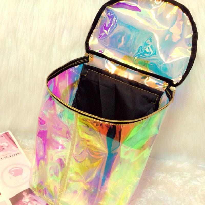 Holographic Transparent Backpack by White Market