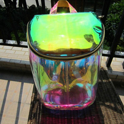 Holographic Transparent Backpack by White Market